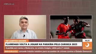 Flamengo volta a jogar na Paraíba pelo Carioca 2025, em Campina Grande