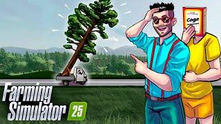 ЗАЧЕМ МЫ ИХ НАНЯЛИ? :D ПРИВОДИМ В ПОРЯДОК ПОЛЯ В FARMING SIMULATOR 25