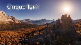 Dolomiten Cinque Torri - Beeindruckende Felsformation aus 5 Türmen