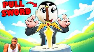 SHINCHAN Became STRONGEST to PULL A SWORD ROBLOX with CHOP