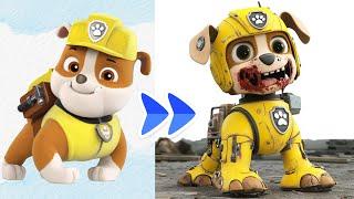 Paw Patrol as Zombie Robot - Smart Ai Animation