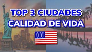 ️ Las 3 Ciudades con Mejor Calidad de Vida en Estados Unidos (2025)