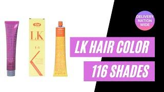 LK 1:1 Permanent Hair Color Cream 116 Shades For Sale