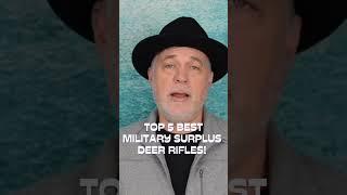 Top  5 BEST Military Surplus Deer Rifles #youtubeshorts #deerhunting