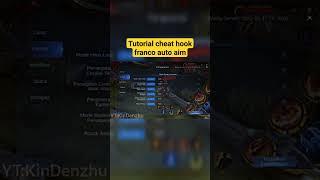 Tutorial cara cheat hook Franco auto aim #shorts #mobilelegends #franco