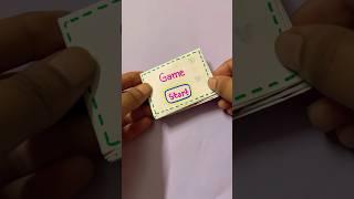 Easy paper game| comment down what you got| paper craft game  #shorts #papergames #papercraft #art