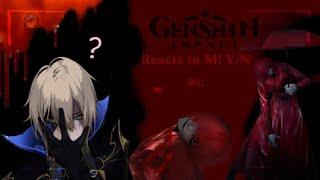 Yan! Genshin impact reacts to M! YN as mr.scarletella | Genshin impact x homicipher