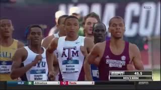 2016 NCAA Outdoor Track and Field Championships - Men's 800m Final - DONAVAN BRAZIER BREAKS RECORD