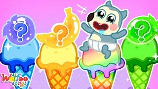 Fruit Ice Cream for Babies  Five Little Babies Songs  Wolfoo Nursery Rhymes & Kids Songs