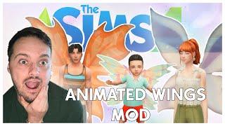 ANIMATED WINGS MOD ‍️  ‍️ - by SpinningPlumbobs I  I Die Sims 4 MODS