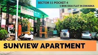 1 BHK DDA Flat For Sale in Dwarka | Sunview Apartment Sector 11 Pocket 4 Dwarka Delhi