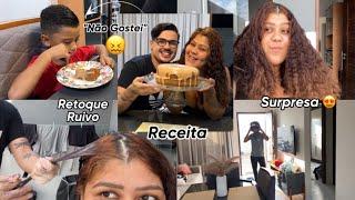 UMA TARDE COM A GENTE, TEVE RECEITA, RETOQUE DO RUIVO, ILUMINAÇÃO NOVA NA CASA E MUITO MAIS!!!