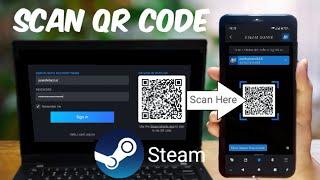 How to scan steam QR code using your phone | sign in on steam using QR code