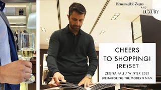 Shopping at Zegna for fall/winter 2021 collection | RESET - RETailoring the Modern Man Review