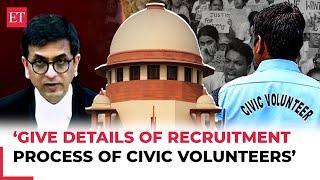 RG Kar case: SC tells West Bengal govt 'No civic volunteers in hospitals, schools...'