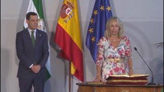 Rocío Hernández promete el cargo como consejera de Salud y Consumo de Andalucía