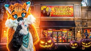 Exploring Spirit Halloween in Fursuit!