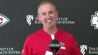 Chiefs defensive coordinator Steve Spagnuolo met with the media Thursday