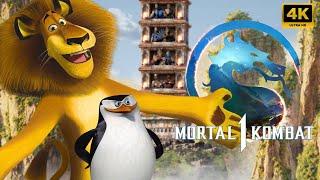 Mortal Kombat 1 - ALEX & CAPTAIN MADAGASCAR DLC MOD Klassic Towers "HARD"  Gameplay @(1080p) 60ᶠᵖˢ 