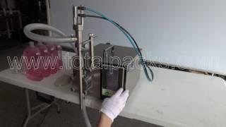 GPF-150S Semi automatic Gear Pump Filler with shut off nozzle