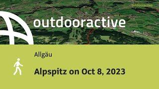 hike in the Allgaeu Region: Alpspitz on Oct 8, 2023