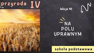 Przyroda klasa 4 [Lekcja 40 - Na polu uprawnym]