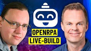 OpenRPA & Allan Zimmermann: RPA Live Build #2