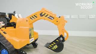 RiiRoo Dig360™ Digger Kids Electric Ride On Car