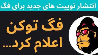 فوری : انتشار توییت های مهم برای فگ توکن | فگ اعلام کرد که...