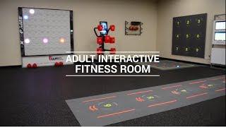 Adult Interactive Fitness and Exergame Room Solution 