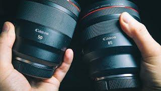 Which Lens Should I Buy The RF 85mm 1.2 Or 50mm 1.2 - What Is The Real Difference?