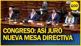 CONGRESO | MESA DIRECTIVA: ALEJANDRO SOTO es el nuevo presidente del parlamento