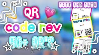 50+ QR codes! *preppy/trendy* & tut on how to make vsp intros free