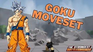 Goku Moveset In The Strongest Battlegrounds