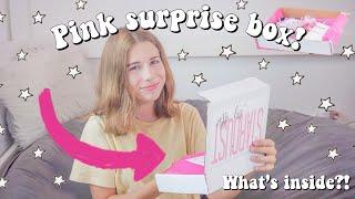 I BOUGHT A MYSTERY SURPRISE BOX OFF ETSY! | Pink Aesthetic Stardust Surprise Box Unboxing Reveal