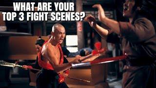 GIVEAWAY! -What are your top 3 Fight Scenes of all time? - (1 being the best)