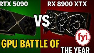 NVIDIA RTX 5090 vs AMD RX 8900 XTX – GPU Battle of the Year!
