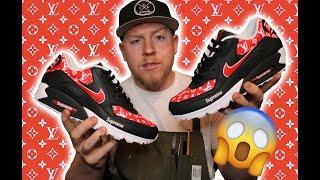 Custom LV x Supreme Air Max 90's (AWESOME OUTCOME!!)