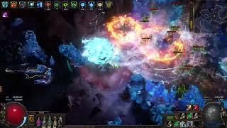 Path of Exile 3.24 Blade Vortex Elementalist vs lvl.83 Azurite Node III  Delve (f.HH)