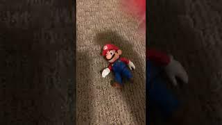 Knuckles beats up Mario