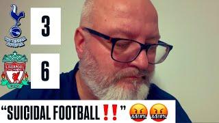 ️ SPURS 3 v 6 LIVERPOOL |  POST MATCH REACTION “SUICIDAL FOOTBALL‼️” #Spurs #Liverpool #EPL #COYS