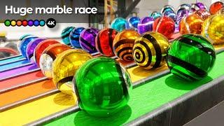 Huge Marble Race | Marble Machine Animation made in Blender