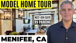 Amazing Menifee New Homes with RV Parking and Next Gen Suite by Woodside Homes