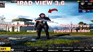 Ipad View Pubg Mobile New Update 3.6 Working  ALL ANDROID DEVICE WORKING  Ipad view in every phone