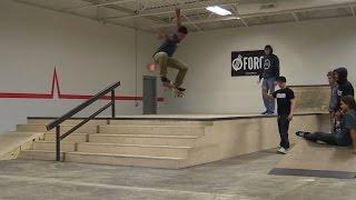 LIVE SKATE SUPPORT SHREDQUARTER'S 5 STAIR!