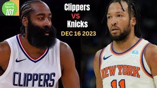 NBA FULL GAME "Knicks at Clippers " HIGHLIGHTS | Luxury Sports 101