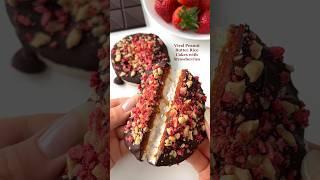Viral Peanut Butter Chocolate Rice Cakes with  #easyrecipes #snacksrecipe #viralrecipe