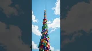 He Built a Tower So Tall, It Poked the Moon! #ai #baby #shortvideo