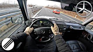 Mercedes-Benz G-Class G350 Diesel W463 TOP SPEED DRIVE ON GERMAN AUTOBAHN 