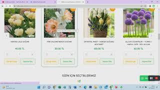 Tohumevi web Alışveriş Videosu